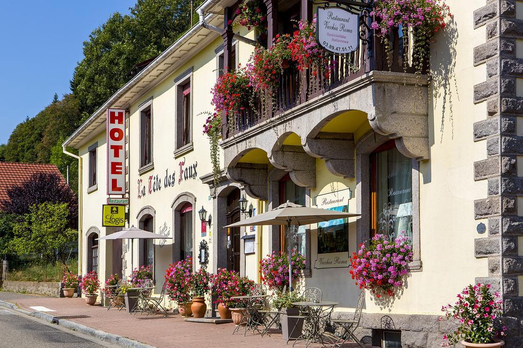 Logis Hotel Restaurant La Tete Des Faux Le Bonhomme Kültér fotó